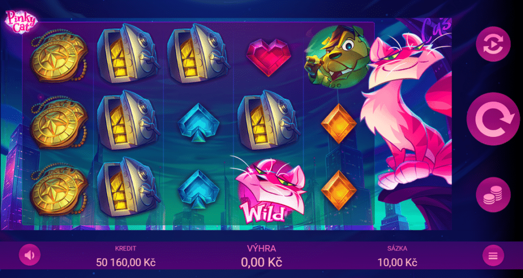 Automat Pinkycat od Apollo games, free spiny