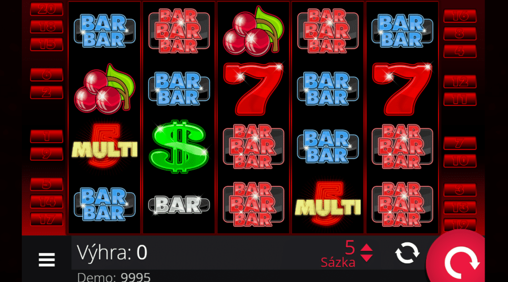 Automat Multi 5 od E-Gamingu točky zdarma
